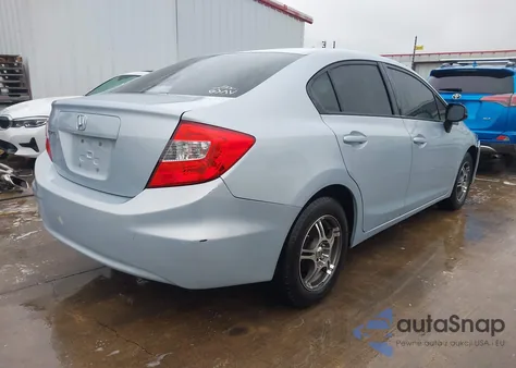 2012 Honda Civic Lx z USA, uszkodzony, nr VIN 2HGFB2F56CH502080